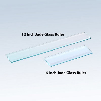12" Jade Glass Ruler