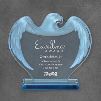 Eagle Shaped Acrylic Award 7 5/8"H