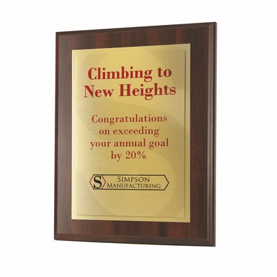 Simulated Cherry Panel Plaque (5"x7")