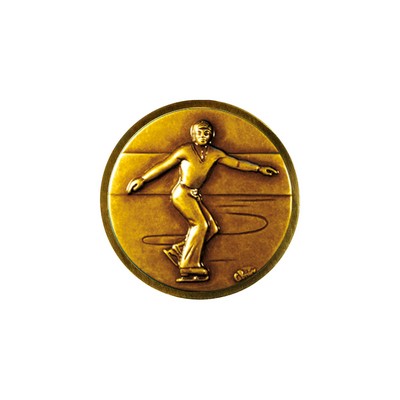 Club Lorente Round 1" Lapel Pin- Figure Skating Male
