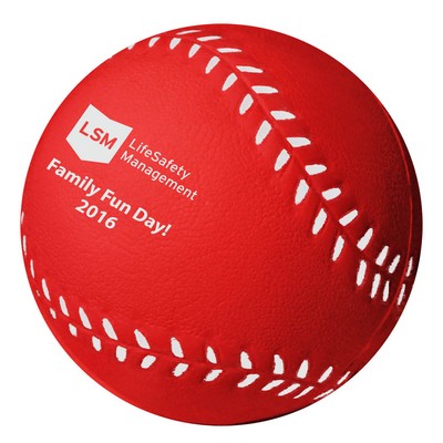 Red Baseball Stress Reliever