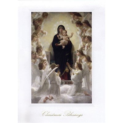 "The Virgin with Angels" by Bourguereau