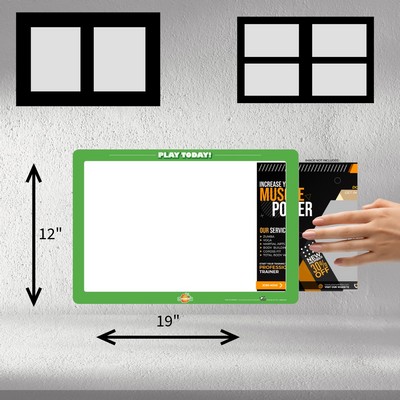 Custom Window Insert Counter Mats w/Premium-Duty Backing (12"x19"x1/8")
