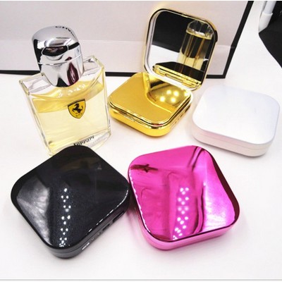 6000 mAh Compact Power Bank Square Mirror