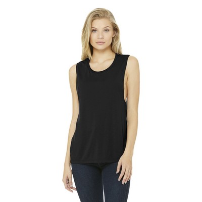BELLA+CANVAS ® Women's Flowy Scoop Muscle Tank.