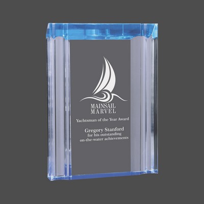 Blue Channel Acrylic Award (4¾"x6 1/8")