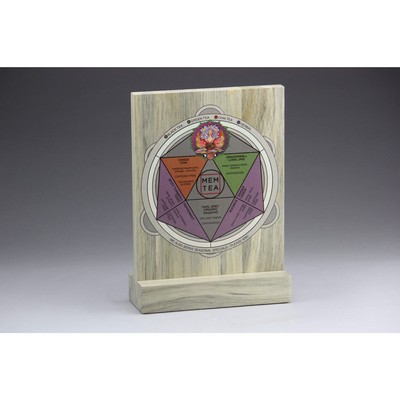 Hardwood Table or Desk Sign with Base