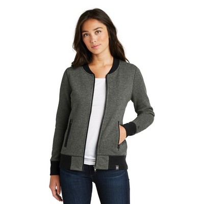 New Era® Ladies' French Terry Baseball Full Zip Jacket