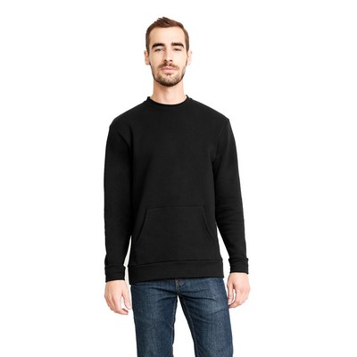 Next Level Apparel® Unisex Santa Barbara Pocket Crewneck Sweatshirt