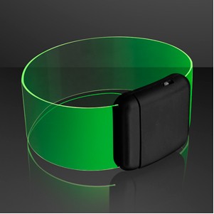 Cosmic Green LED Magnetic Clasp Bracelets - BLANK