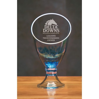 Blue Galaxy Trophy Vase