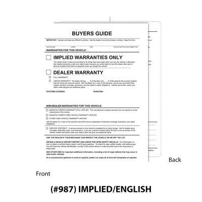 Outdoor Buyers Guide (Implied/English)