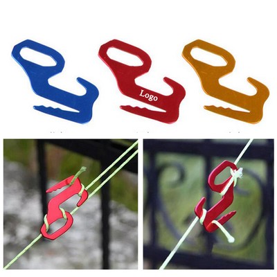 9 Shaped Tent Rope Hook