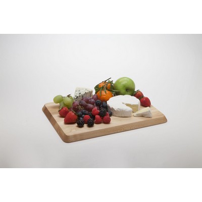 WriteOnWood Ballantyne Maple Cutting Board, w/ Angle Edges (14" L x 10" W x 3/4")