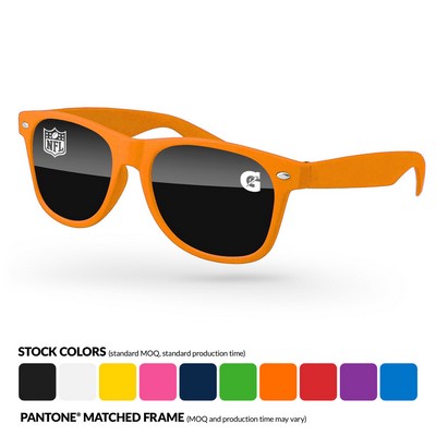 Retro Sunglasses W/ Both Lens Imprint (1-Color)