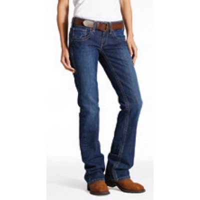 Ariat® FR Mid Rise DuraStretch™ Women's Blue Quartz Basic Boot Cut Jeans