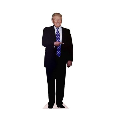 Donald Trump Buddy Cardboard Cutout Stand Up| Standee Picture Poster Photo Print Approx 6' Tall