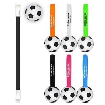 Football Shaped Dual Charging Cable (Shorter Prod Time)