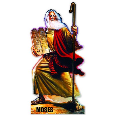 Moses Cardboard Cutout Stand Up| Standee Picture Poster Photo Print 6' Tall