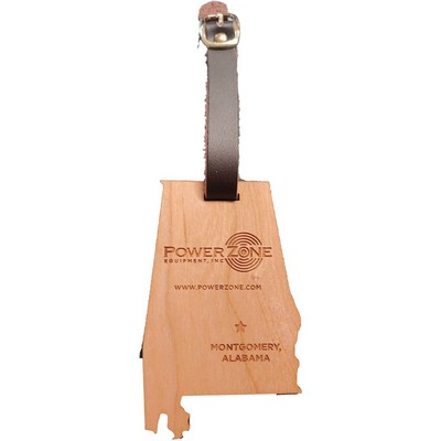 Hardwood State Luggage Tags