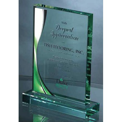 JADE CRYSTAL on Jade GLASS BASE