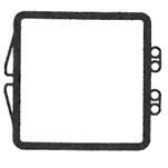 Rigid Clear Hinged Plastic Box (1"x1"x5/8")