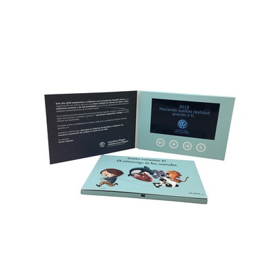 2.8" LCD A5 Standard Hard Cover Business Video Brochure Card