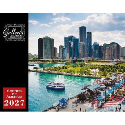 Galleria Wall Calendar 2027 Scenes of America (English)