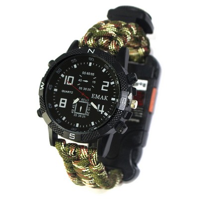 11" 1 Multi Function Outdoor Paracord Bracelet