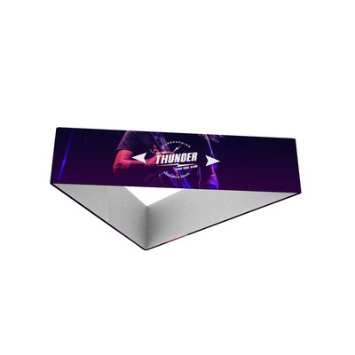 Triangle Premier Hanging Banner Single-Sided - 8'x2'