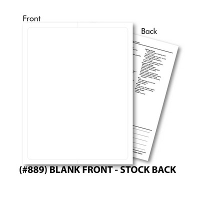 PAPER-BAK™ Buyers Guide (Blank Front/Stock Back)