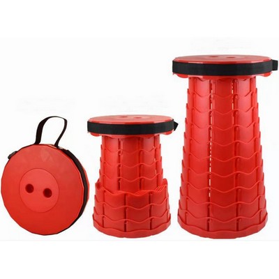 Portable Stool, Folding Retractable Seat