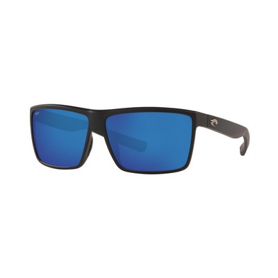 Costa Del Mar® Rinconcito Polarized Sunglasses w/Matte Black & Blue Polycarbonate Lenses