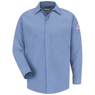 Bulwark - Work Shirt - Men's 7Oz Ct2 Gripper Front Shirt Grey