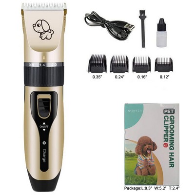 Low Noise Cordless Pet Grooming Clippers