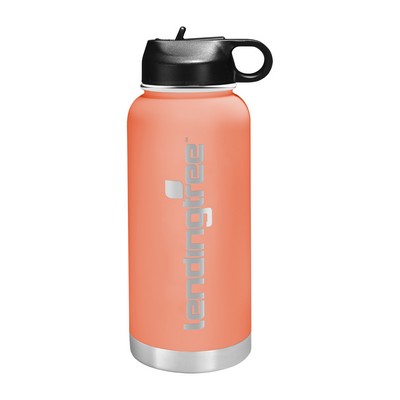 32 Oz. Orange Tahoe Drinkware Beverage Bottle