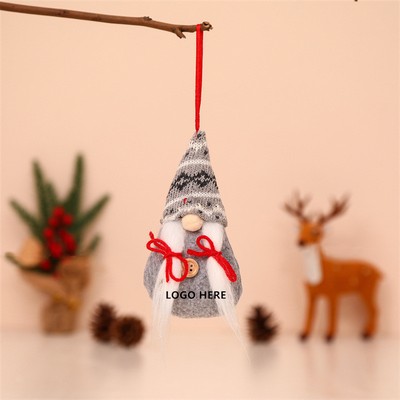 Christmas Gnome Ornaments w/Bowknots
