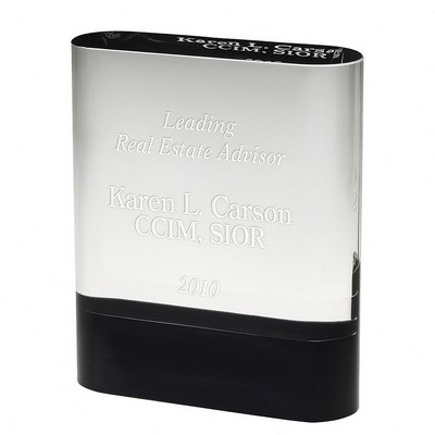 Noble Crystal Award, 7"H