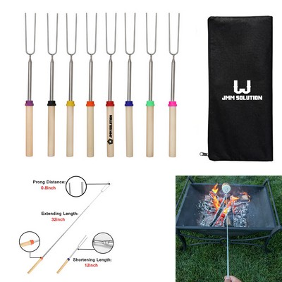 8 PCS Skewers Set Marshmallow Roasting Sticks