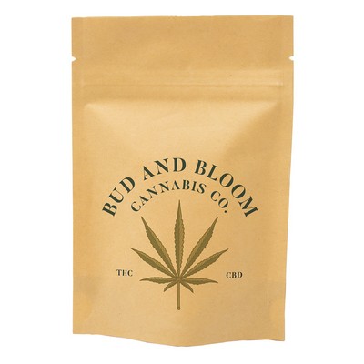 Full Color Stand Up Kraft Barrier Pouch (4"W x 6"H x 2"D)