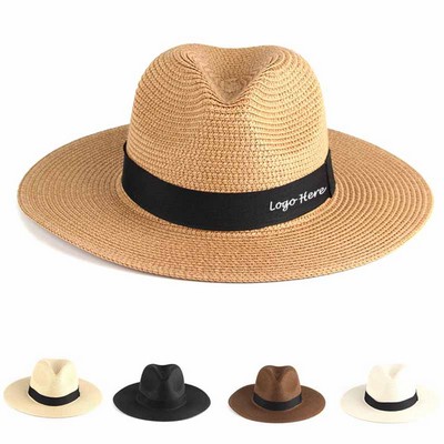 Summer Wide Brim Straw Hat