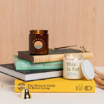 Glass Jar Candle w/Lid - Direct Print