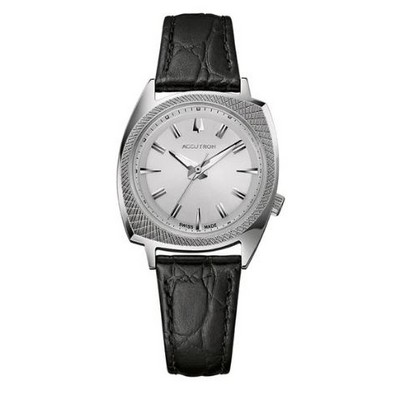 Citizen® Accutron Legacy Collection Automatic Watch w/Black Croco-Embossed Strap