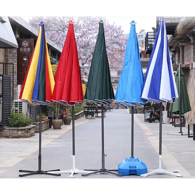 Advertising Umbrella - 7' Open Point - Double Rib