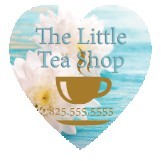 Gloss White Unisub Heart Hardboard Coaster w/Cork Back