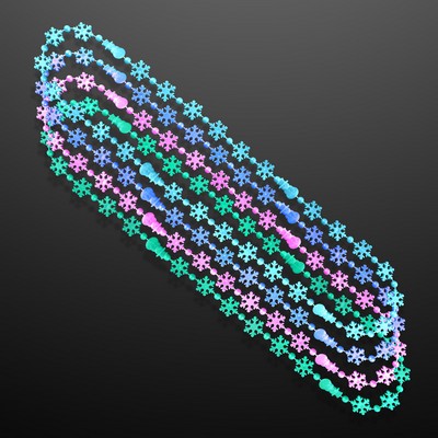 Snowflake Beads, Opalescent Opaque (NON-Light Up) - BLANK