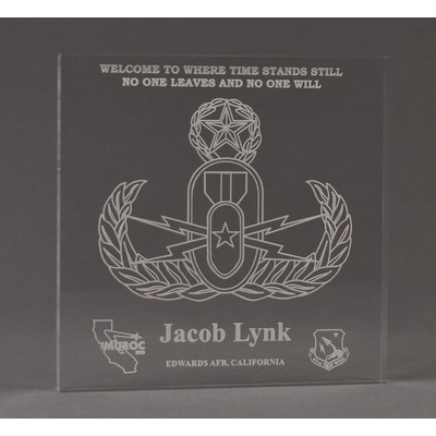 Acrylic Square Award - Blank (4"x4"x3/4")