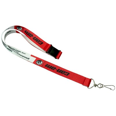 Dye Sublimated Full Color Lanyard with standard attachment