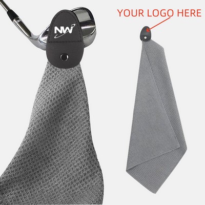 Golf Microfiber Magnetic Clip Towel