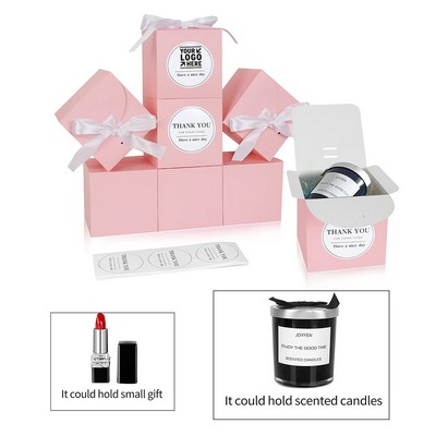 4 x 4 x 4" Paper Gift Box with Lid